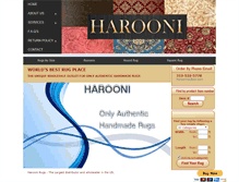 Tablet Screenshot of harooni.com